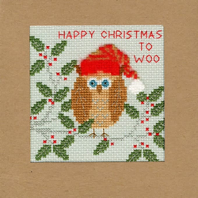 Bothy Threads Kerstkaart borduren telwerk