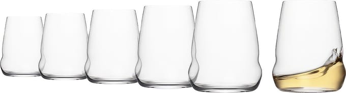 Stolzle Lausitz Waterglas Cocoon 44,5 cl - Kristalglas - Vaatwasmachinebestendig - Set van 6