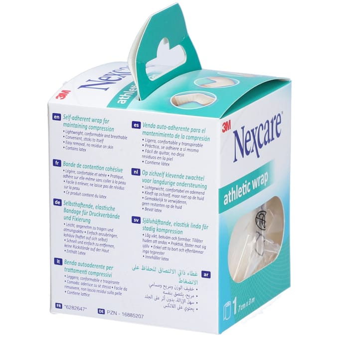 Nexcare Athletic Wrap Zelfklev. Wit 5cmx2,5m 1