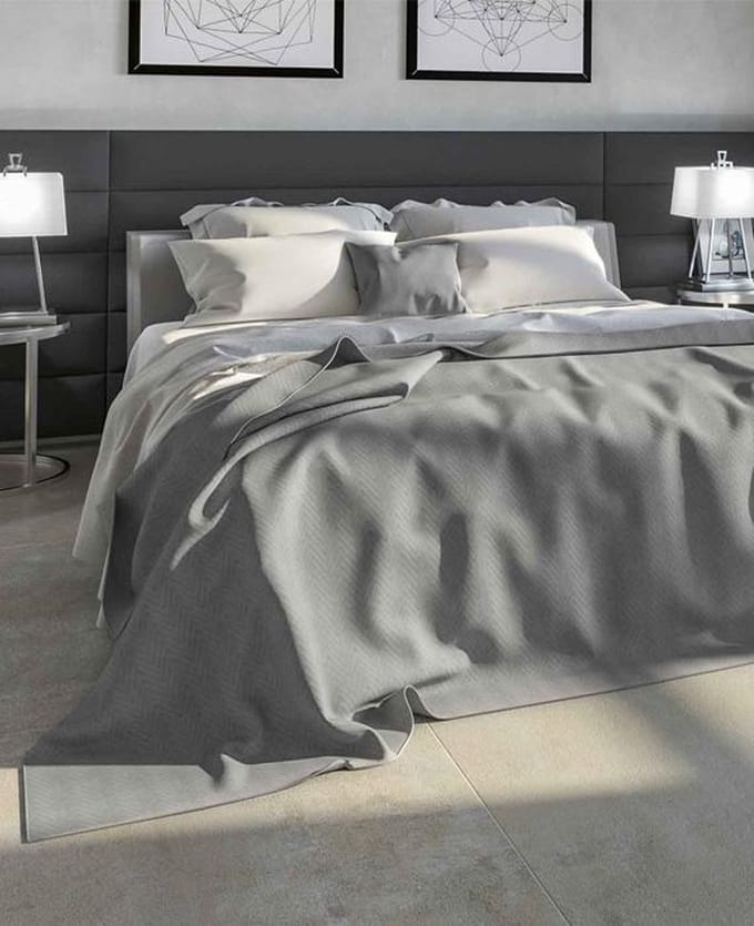 Yellow Sierkussenhoes Valdez - 50x50 cm - Grey