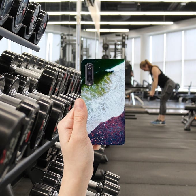 Xiaomi Mi 9 Stand Case Sea in Space