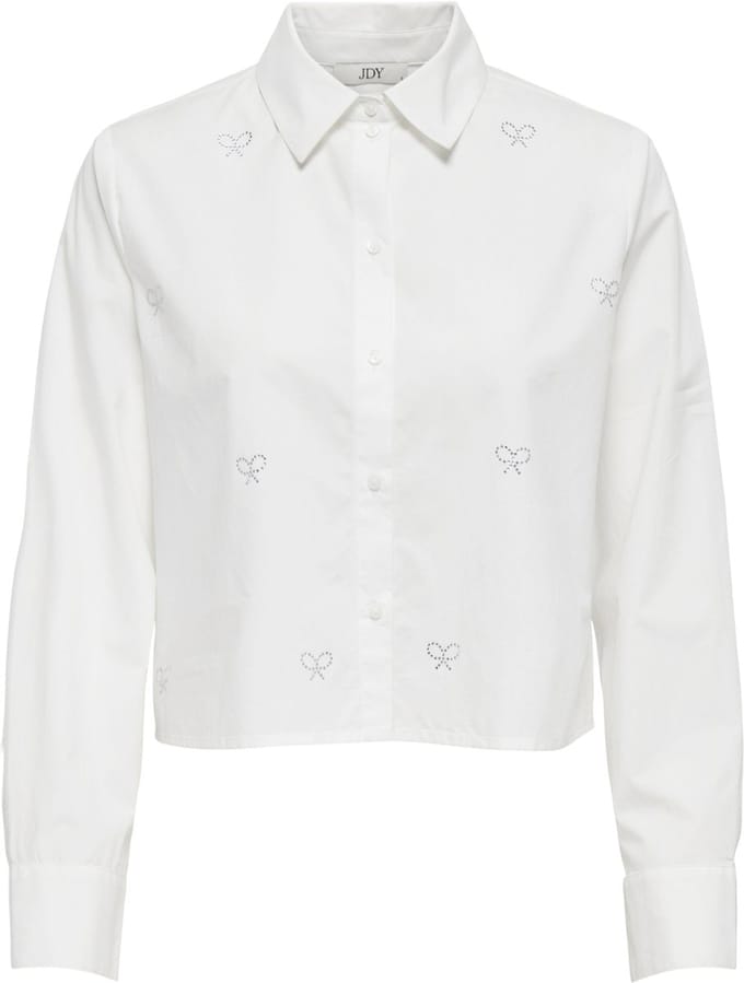 JDY - JDYRILEY L/S SHORT EMB. SHIRT WVN - Dames - Blouses
