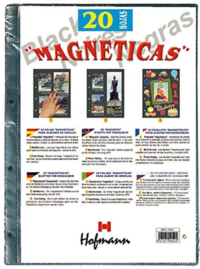 Magnetische vellen voor ringband - Verpakking van 20 magneetbladen