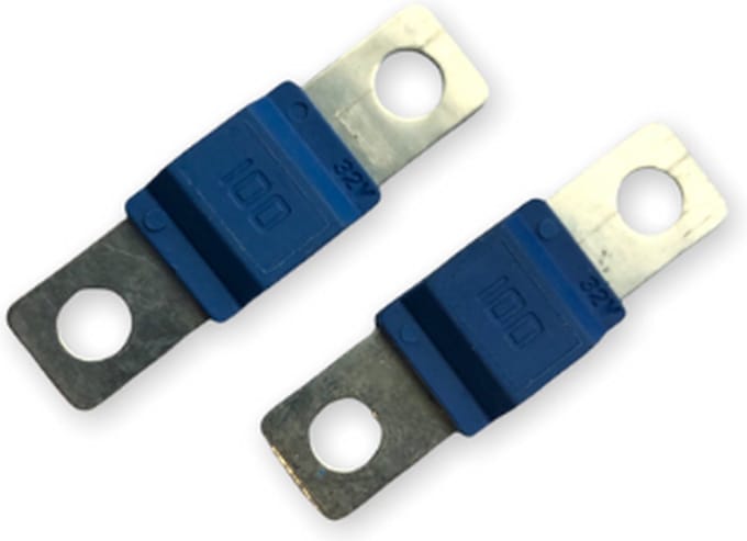 MIDI zekering 100A schroefzekering geschikt voor de MIDI zekeringhouder 12v, 24v en 32v (2 stk)