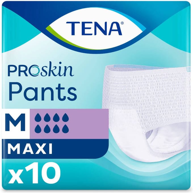 Tena Proskin Pants Maxi Medium - 1 pak van 10 stuks