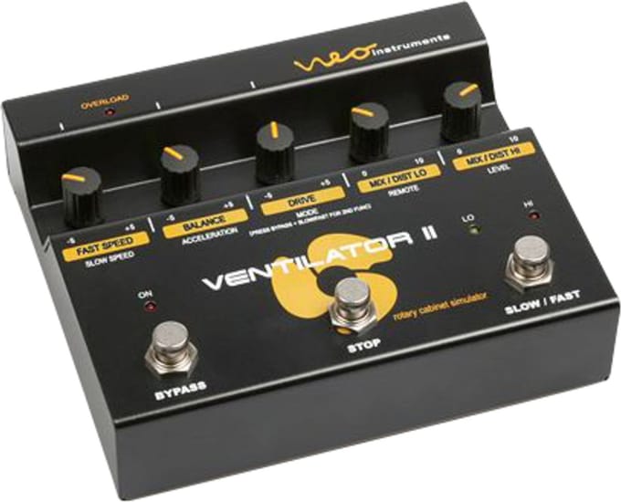 Neo Instruments Ventilator II - Rood effectpedaal voor keyboards