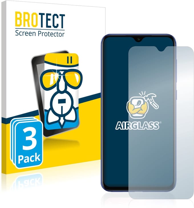 Screenprotector 3 Stuks voor Xiaomi Mi 9 SE Beschermglas transparant
