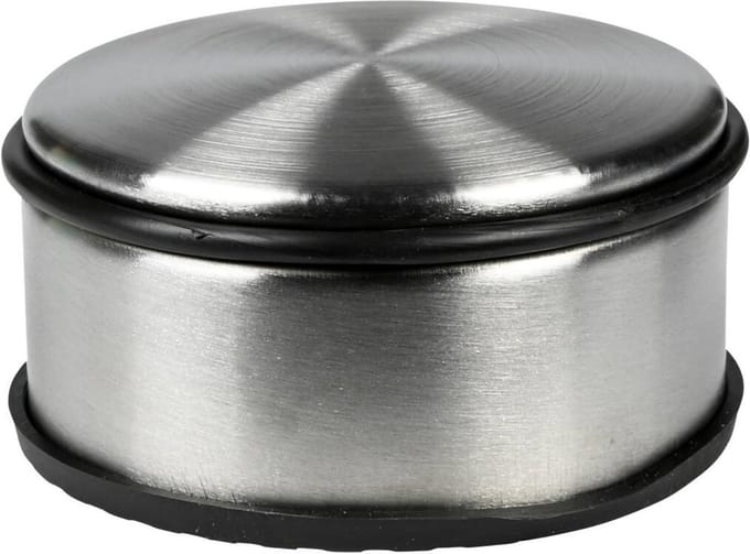 Benson Deurstopper/deurbuffer rond - RVS - 1.1 kg - 11 x 6 cm