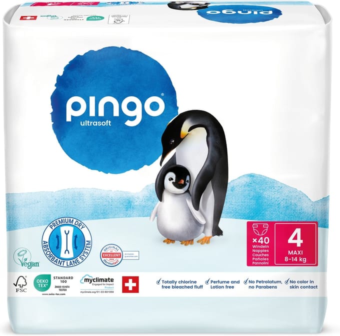 Pingo Ecologische Luiers Maat 4