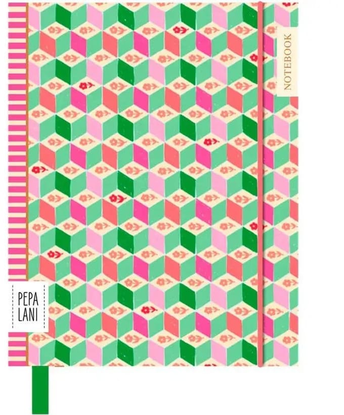 Pepa Lani Notitieboek Flower Cubes