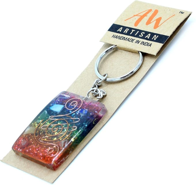 Orgonite Power Sleutelhanger - Home Protect Koper en Chakra