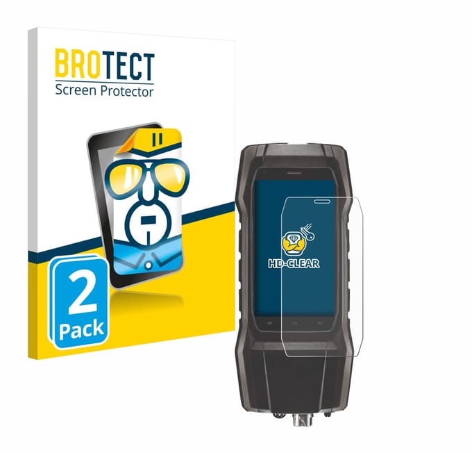 BROTECT - Screenprotector voor Testo 300 - Folie Beschermfolie transparant 2 Stuks