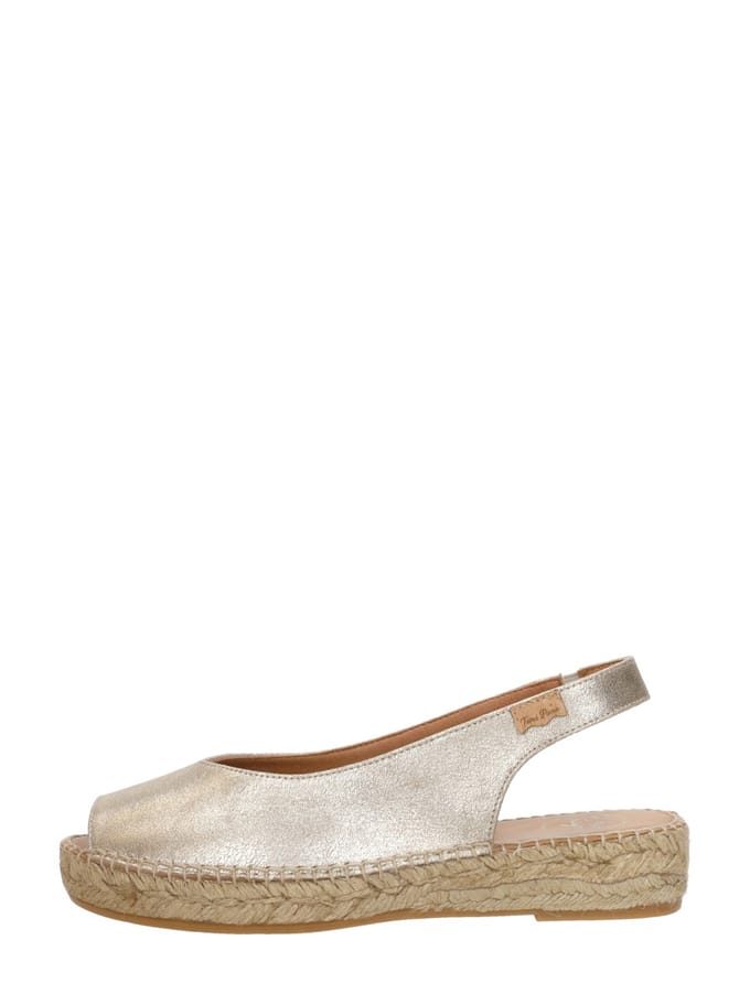 Toni Pons Erica Sandalen Touwzool - Champagne - Maat 40