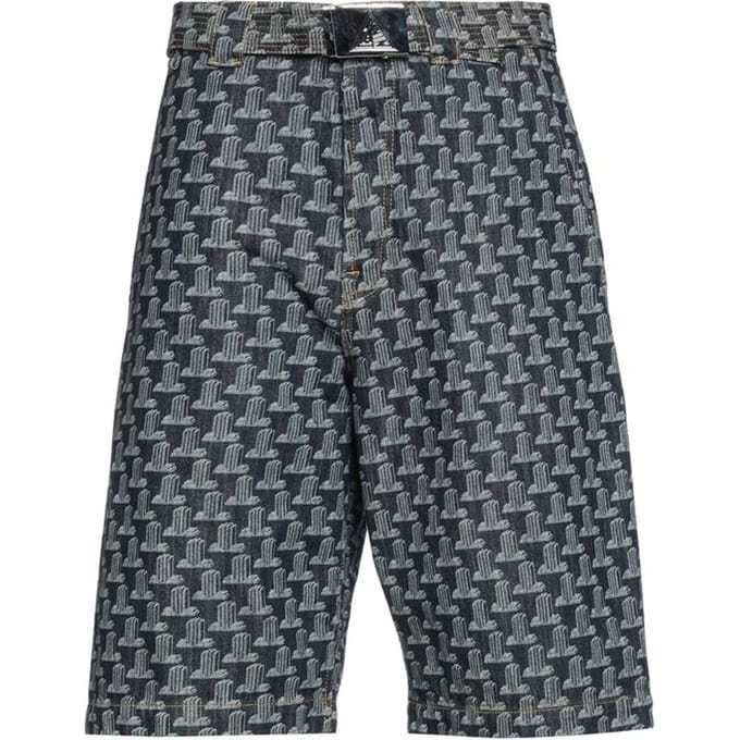 Lanvin Blauwe Katoenen Shorts