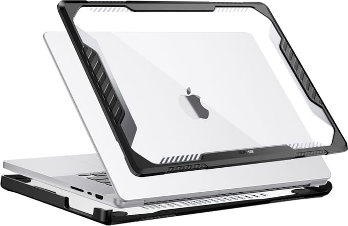 Supcase / MacBook Pro 14 2021 Beschermhoes - Unicorn Beetle - Zwart