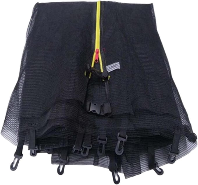 Trampoline Veiligheidsnet - Springkussen Gaas - Buiten Spelen - Verbeterde Bescherming - 183 cm - Zwart