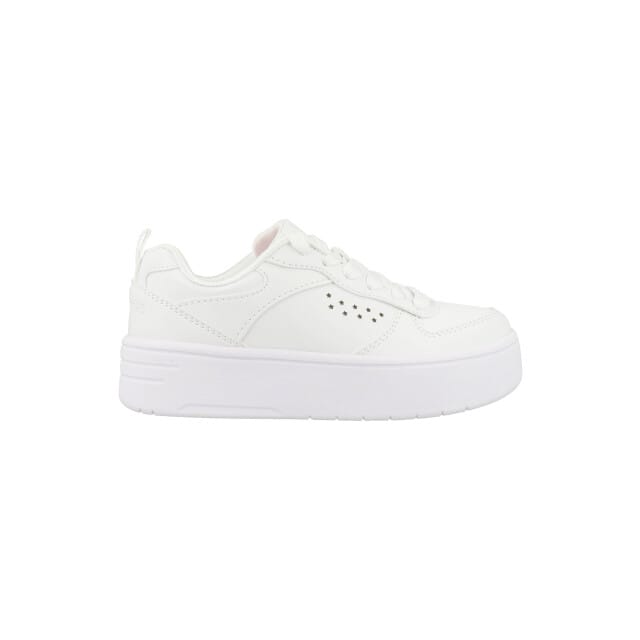 Skechers Court High - Color Zone Meisjes Sneakers - Wit