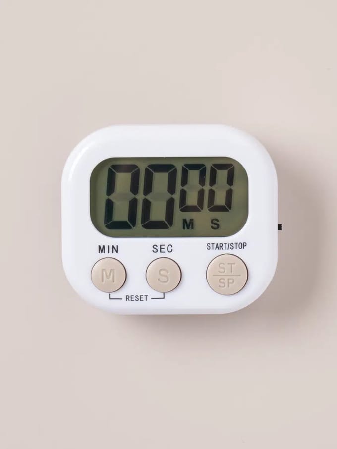 Akyol - Magnetische Kookwekker Inclusief Standaard | Digitale Kook Wekker Timer | Digitaal | Wit