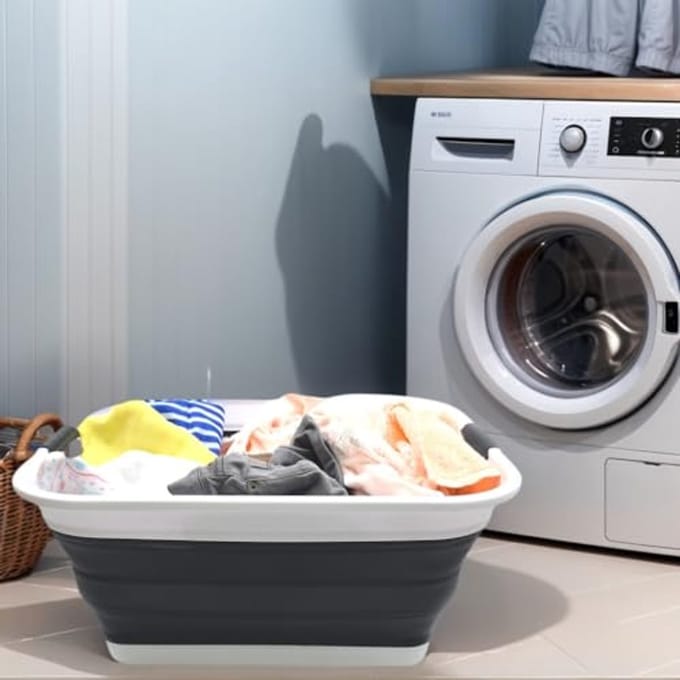Opvouwbare Wasmand 42 Liter - Ruimtebesparende Organizer voor Wasgoed en Opberging