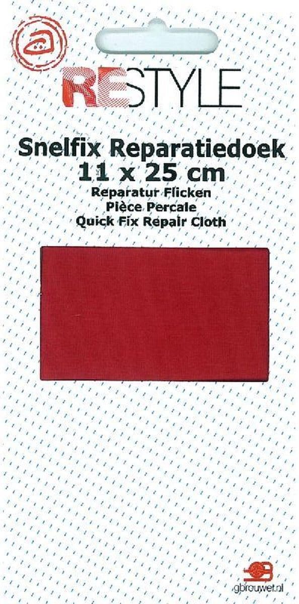 Restyle snelfix reparatiedoek - Rood - 11 x 36 cm