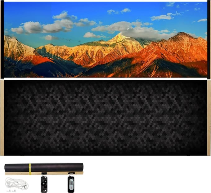 Infrarood Graphene Heater - Wandverwarming - Efficiënt Lichaam Verwarmen - 9965% Energie Efficiënt - 58 x 9 x 9 cm