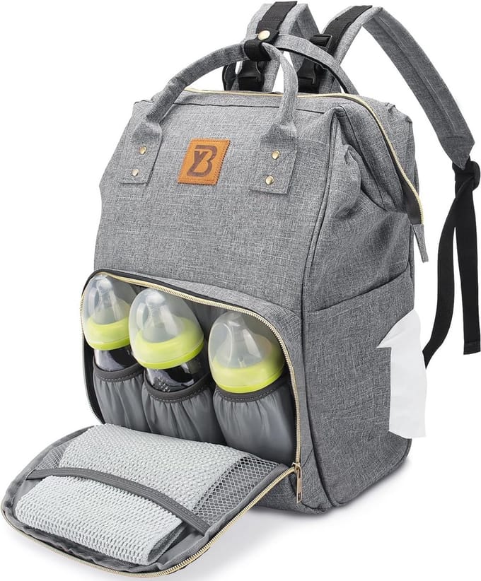Grote Luiertas Rugzak voor Baby's - Waterdichte en Multifunctionele Diaper Bag