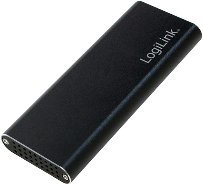 LogiLink UA0314 behuizing voor opslagstations M.2 SDD-behuizing Zwart