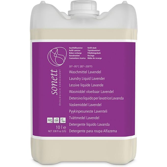 Wasmiddel lavendel 10 Liter, vloeibaar, ecologisch, natuurlijk, grootverpakking