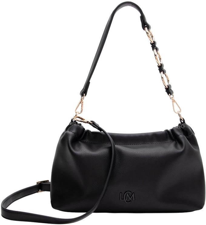 L.CREDI Pamira Schoudertas 30 cm - Dames - schwarz