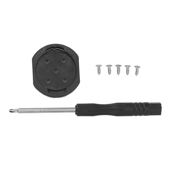 Fietscomputer Reparatie Gereedschapsset 5 Schroeven Computer Beugel Vaste Basis Vervanging Geschikt voor Garmin black