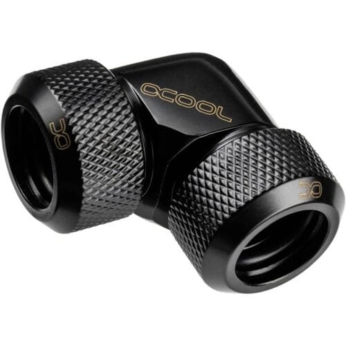 Alphacool Eiszapfen 13mm Hardtube Anschraubtülle 90 Grad L-Verbinder Waterkoelinghoekverbinder