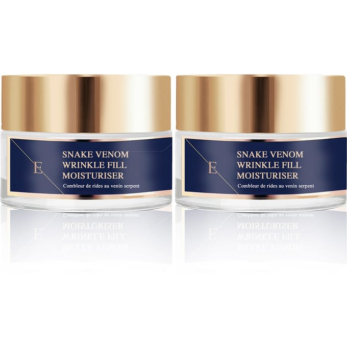 2 x Wrinkle Fill Slangengif Moisturiser 50ml