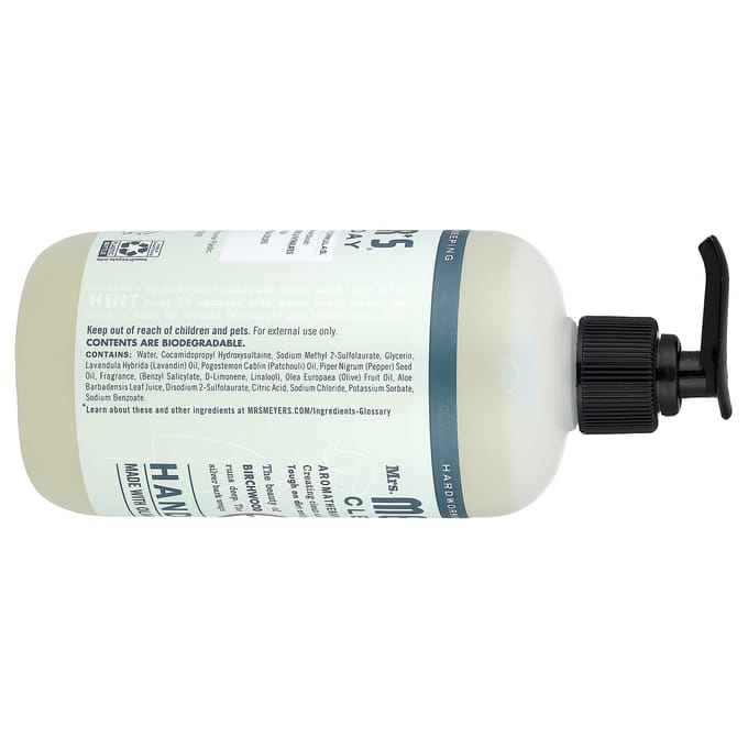 Mevr. Meyers Clean Day, Handzeep, Berk, 370ml(12.5 fl oz) white