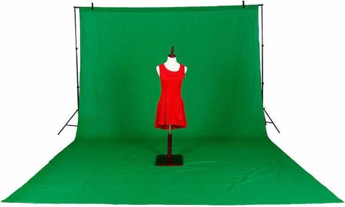 Bresser Y-9 achtergronddoek 3x4m Chromakey groen
