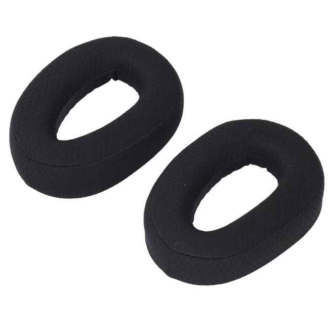 Oorkussens voor hoofdtelefoon Ademende Vervangende Headset Oorkussens voor EPOS H3 PRO Hybrid Hoofdtelefoon black