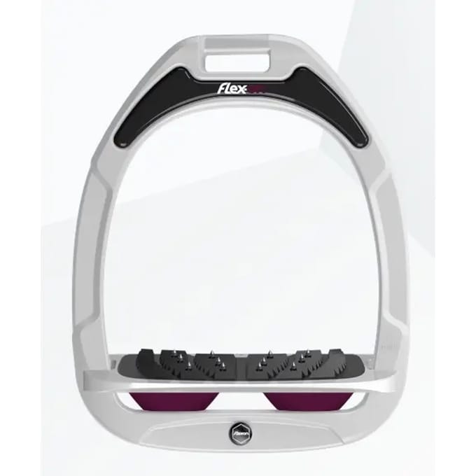 Ultra Grip Helling Beugels Wit/Grijs/Paars Flex-On Green Composite
