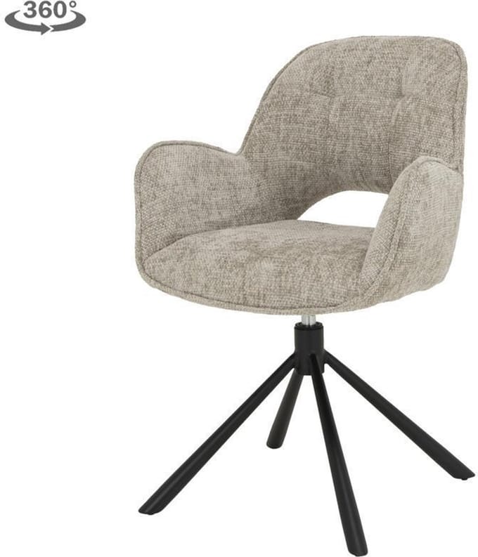 Tower Living - Isola draaibare armstoel - beige