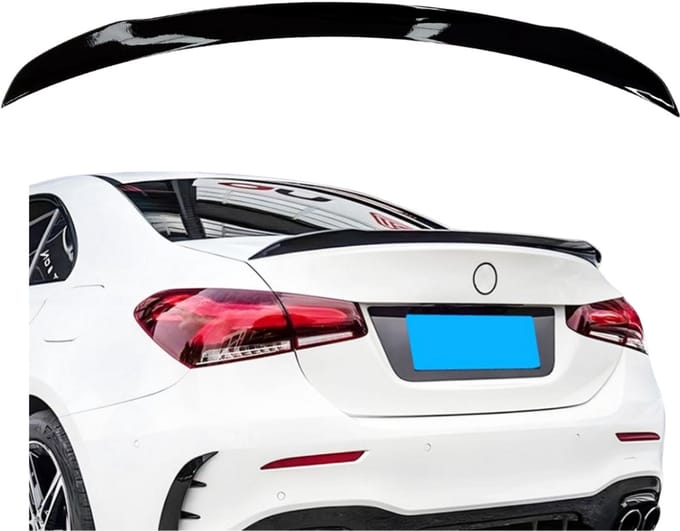 Spoiler compatibel met Mercedes A Class V177 (2018-2023) Sport Glans Zwart
