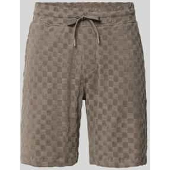 regular fit shorts met labelpatch