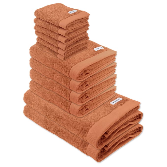 Tom Tailor Handdoek Color Bath Een maat, 50x100 Verpakking van 12