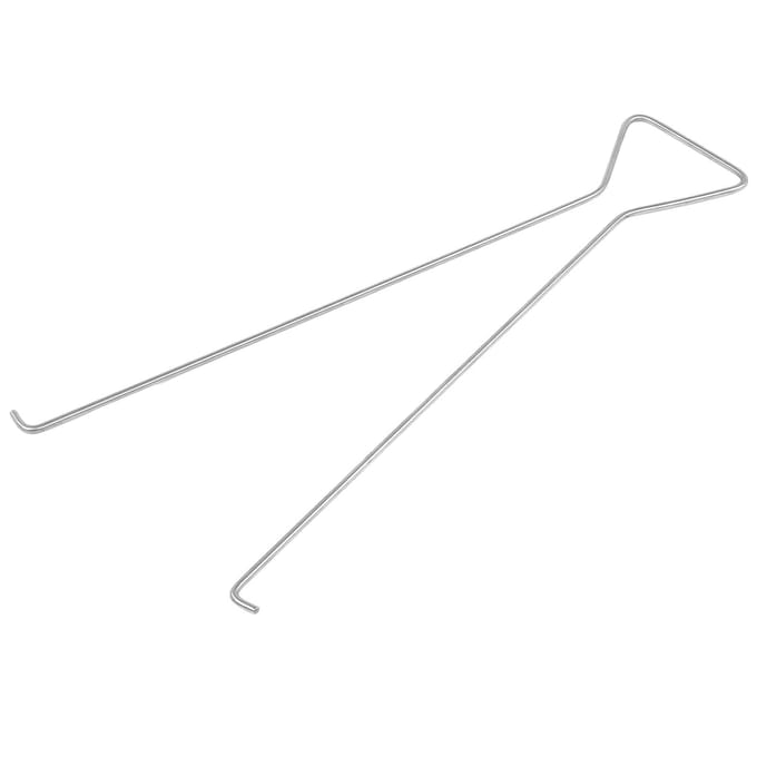 Roestvrij Staal Golf Hole Cup Picker Putting Green Dubbele Haak Golf Trainingshulpmiddelen Accessoires white