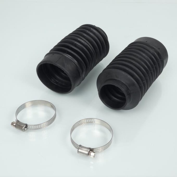 Soufflet protection de fourche Brazoline pour moto Ø42/60mm x 145mm / noir Neuf