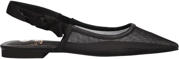 La Strada Slingback Zwart Mesh - Damesschoenen - Maat - 37