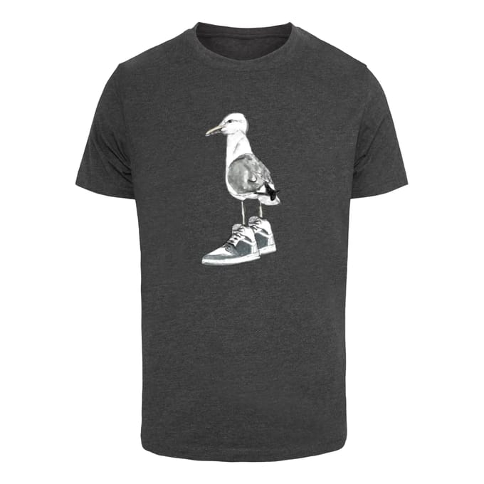 Mister Tee - Seagull Sneakers Heren Tshirt - 4XL - Grijs