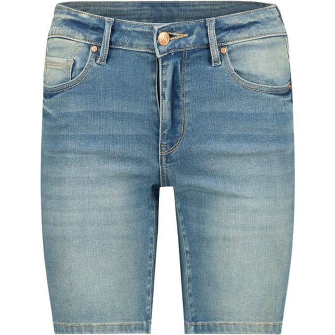 RAIZZED Eden Short Mid Blue Stone Maat: W26 | Korte Broeken Outlet | Dames | Blauw
