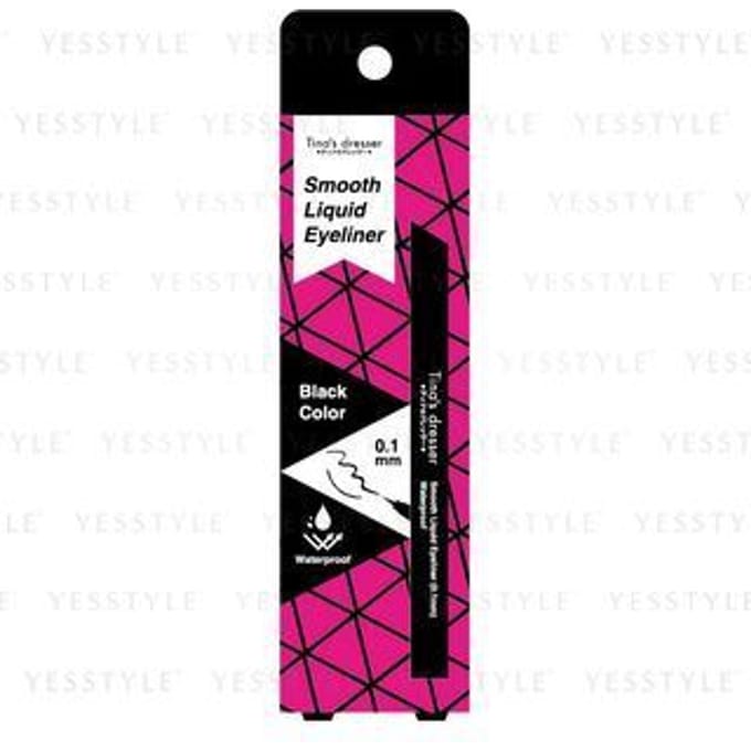 Tina’s Dresser - Smooth Liquid Eyeliner 0.1mm Black 1 pc