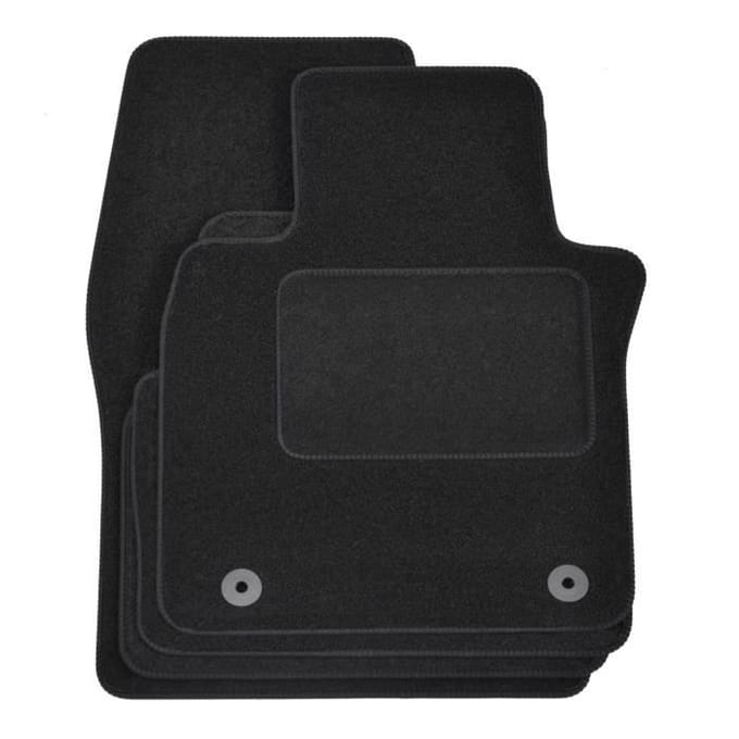 Tapis de sol - Mazda - CX30 - Velours noir - 4 pièces - Ajustement précis