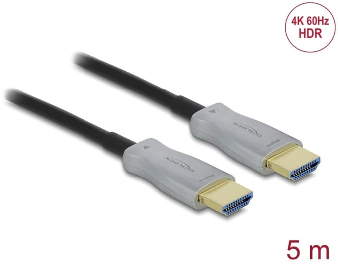 Delock Active Optical Cable HDMI 4K 60 Hz 5 m