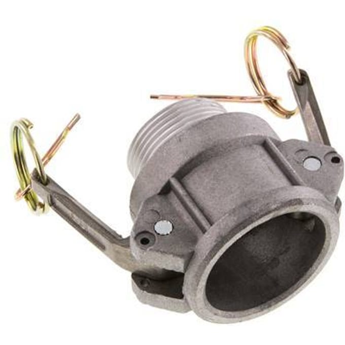 Camlock DN 32 (1 1/4'') Koppeling AluminiumR 1 1/4'' met buitendraad Type B MIL-C-27487