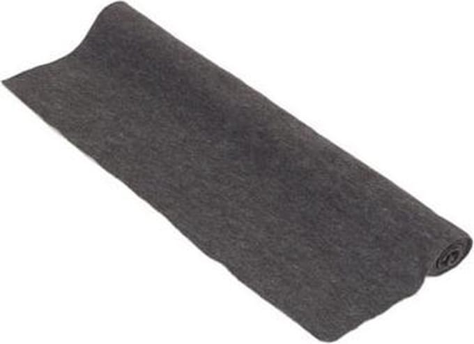 Akoest. stof  polyester 250gr/mÂ² ANTHRACITE 150x70 cm